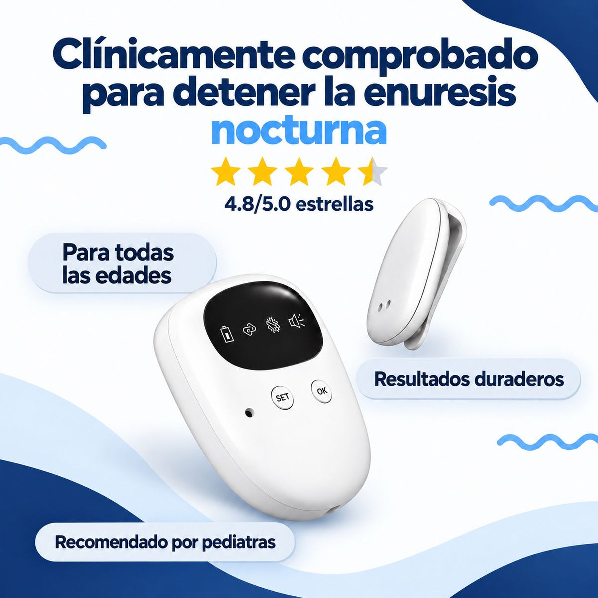 NocheSeca | Dispositivo para Detener Enuresis